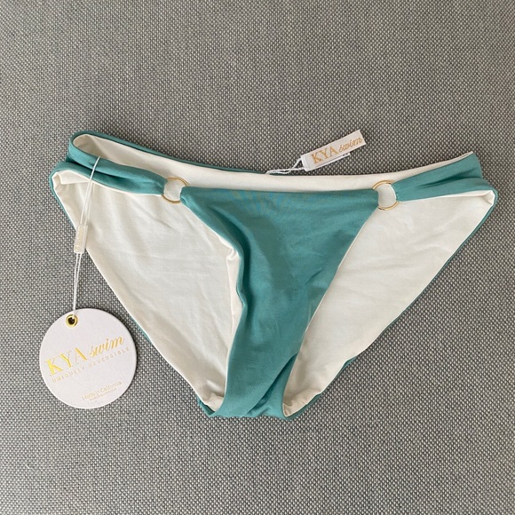 Kya Swim Liz Reversible Bikini Swim Bottoms - Picture 1 of 10